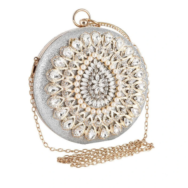 SHK0059 Pearl Rhinestone Evening Bag