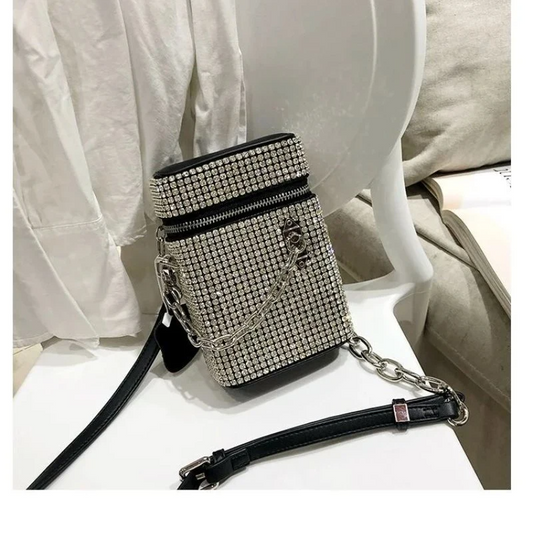SHG170 Rhinestone Crossbody Bag