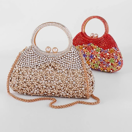 SHG091 Rhinestone Bag