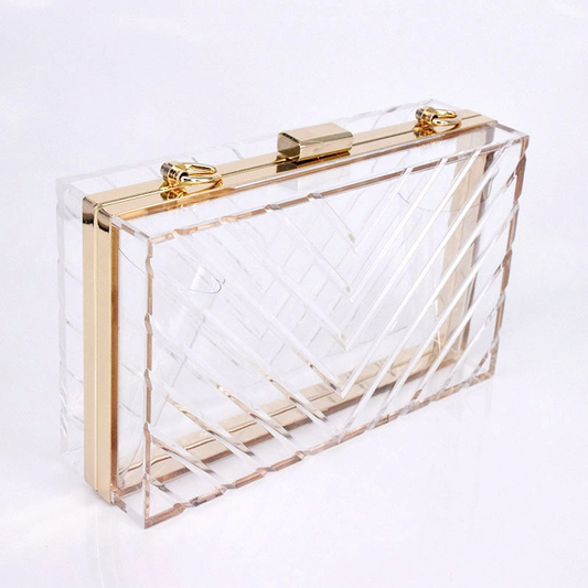 SHK0042 Acrylic Chain Crossbody Bag
