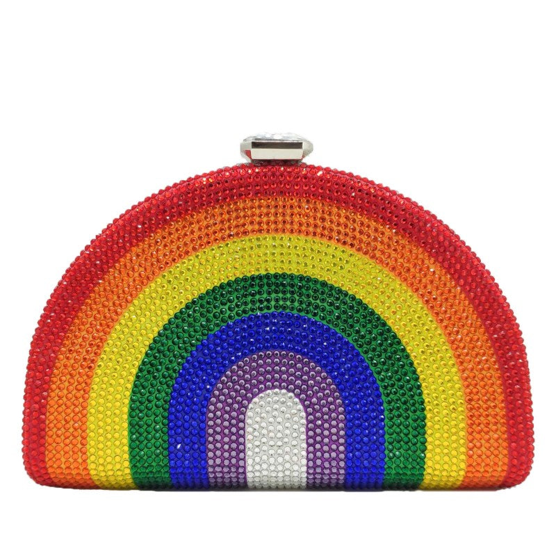 SHG077 Crystal Clutch Evening Bag