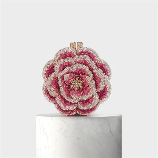 SHG118 Crystal Clutch Bag