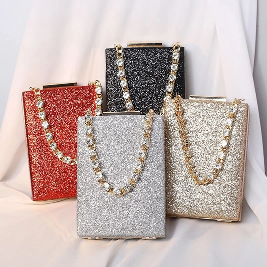 SHG031 Diamond Crossbody Glitter Bag