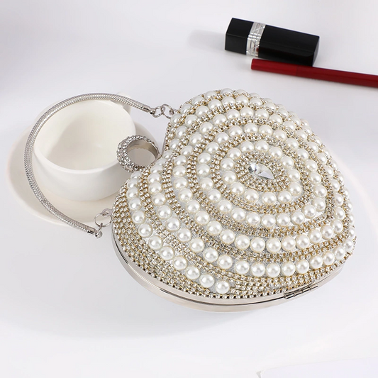 SHG267 Pearl Evening Bag