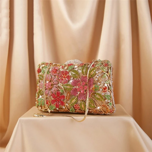 SHG116 Rhinestone Crystal Hand Bag