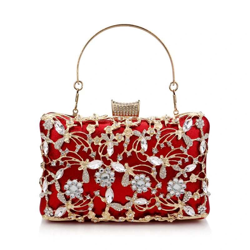 SHK0031 Diamond-Encrusted Evening Clutch Bag