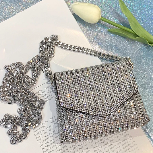 SHG234 Mini Diamond-Encrusted Party Bag