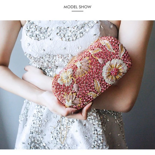 SHG117 Rhinestone Evening Bag