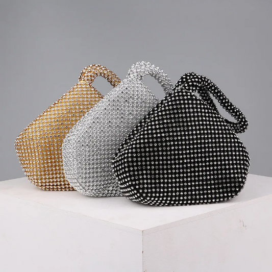 SHK0077 Aluminum Diamond Evening Bag
