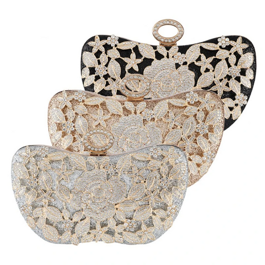 SHG216 Rhinestone Clutch Bag