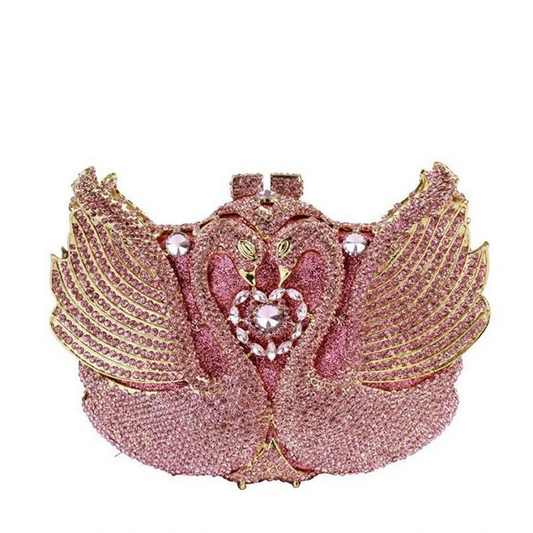 SHG209 Crystal Diamond Clutch Bag