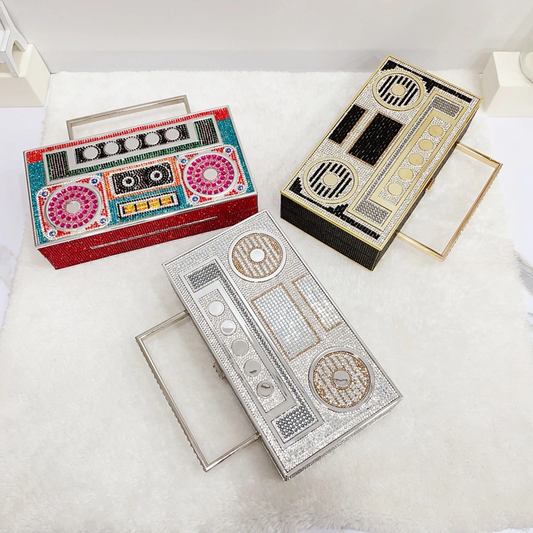 SHG222 Rhinestone Evening Bag