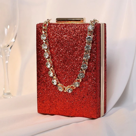 SHG031 Diamond Crossbody Glitter Bag