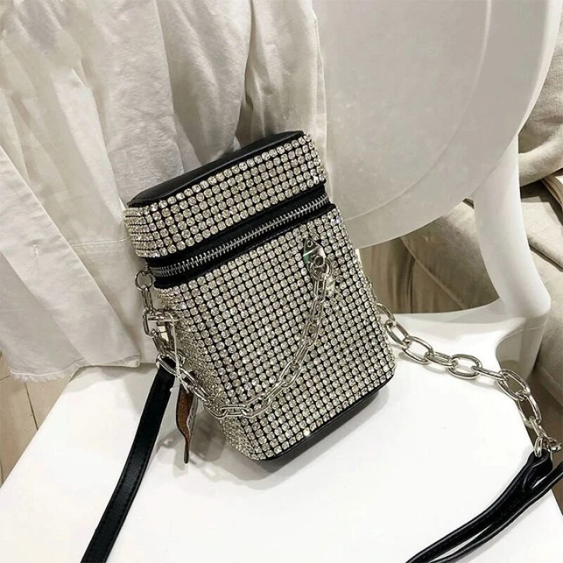 SHG170 Rhinestone Crossbody Bag