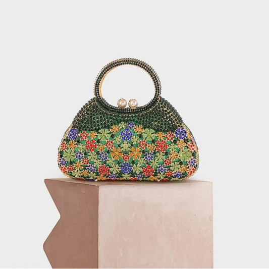 SHG091 Rhinestone Bag