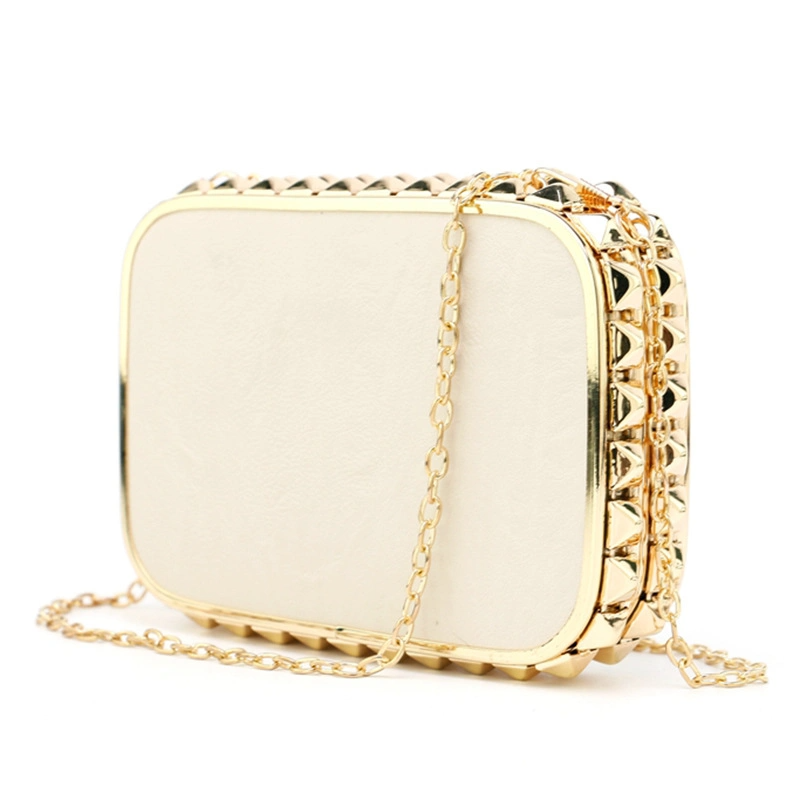 SHG275 Metal PU Chain Evening Bag