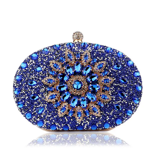 SHWS-13935 Sunflower Rhinestone Evening Bag