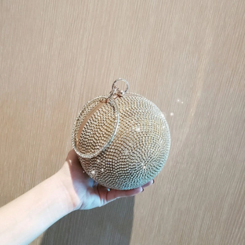 SHG193 Ball Shaded Evening Crystal Bag