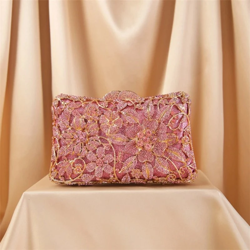 SHG116 Rhinestone Crystal Hand Bag