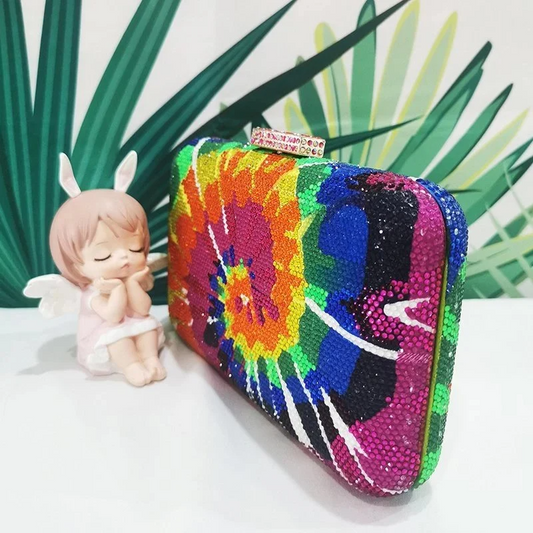 SHG029 Women Crystal Clutch Handbag