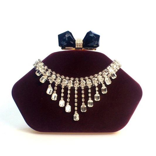 SHG136 Rhinestone Evening Bag
