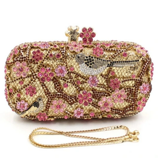 SHG071 Rhinestone Crystal Clutch Bag