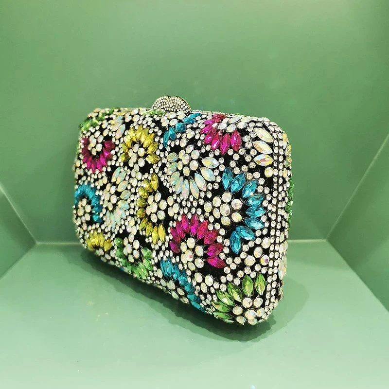 SHG149 Rhinestone Crystal Evening Bag