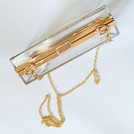 SHWS-13127 Acrylic Clutch Evening Handbag