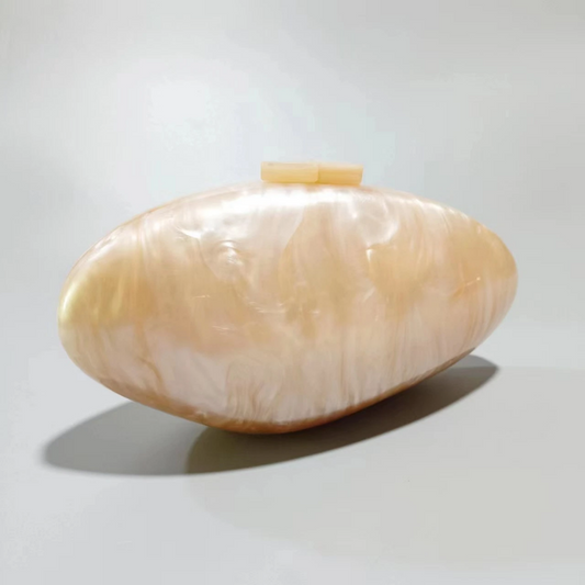 SHWS-14179 Oval Acrylic Evening Clutch Bags