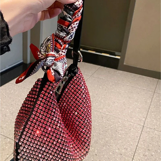 SHG143 Rhinestone Bag