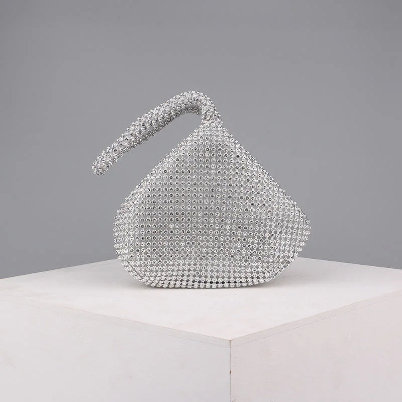 SHK0077 Aluminum Diamond Evening Bag