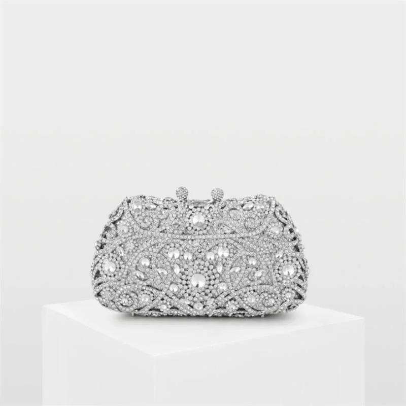 SHG119 Crystal Clutch Bag