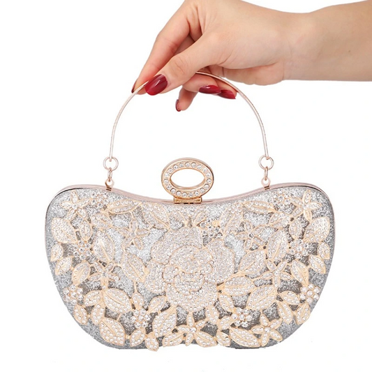 SHG216 Rhinestone Clutch Bag