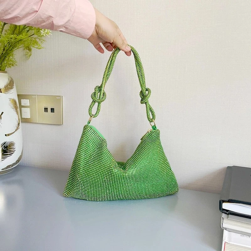 SHG050 Diamond Crystal Sparkly Ladies Clutch Evening Bag