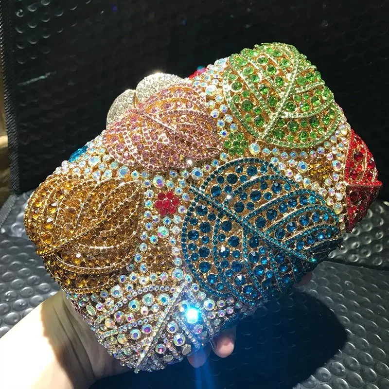SHG128 Rhinestone Clutch Bag