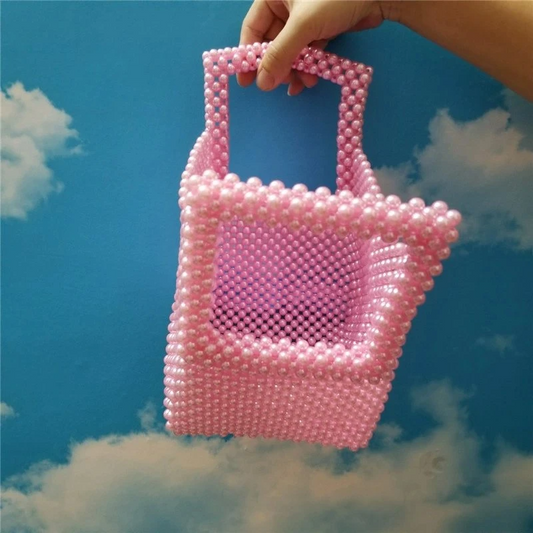 SHG103 Pearl Beaded Bag