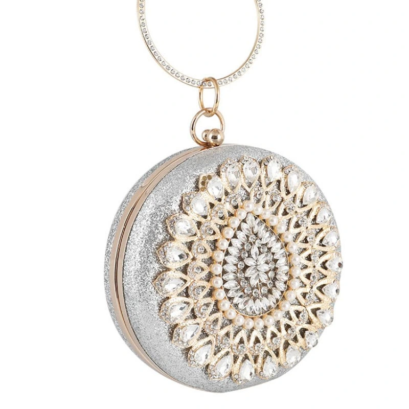 SHK0059 Pearl Rhinestone Evening Bag