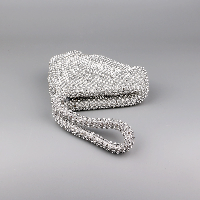 SHK0077 Aluminum Diamond Evening Bag