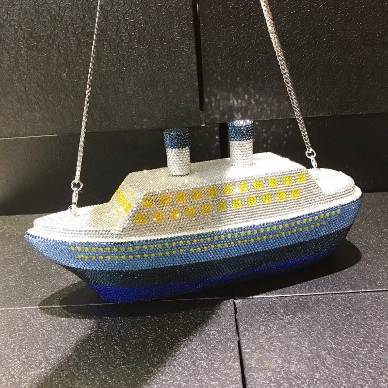 SHG206 Ship Styling Diamond Evening Bag