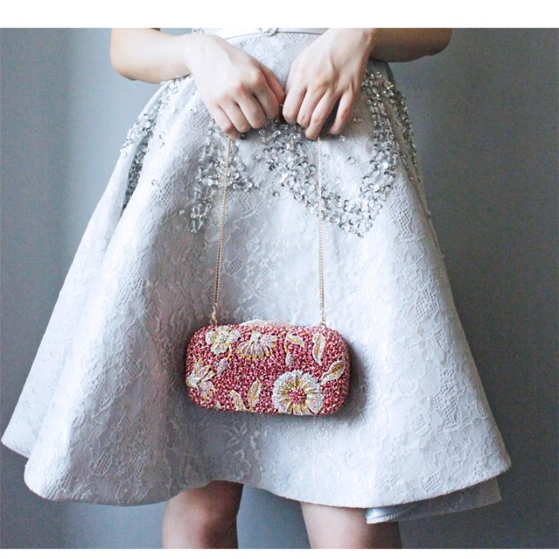 SHG117 Rhinestone Evening Bag