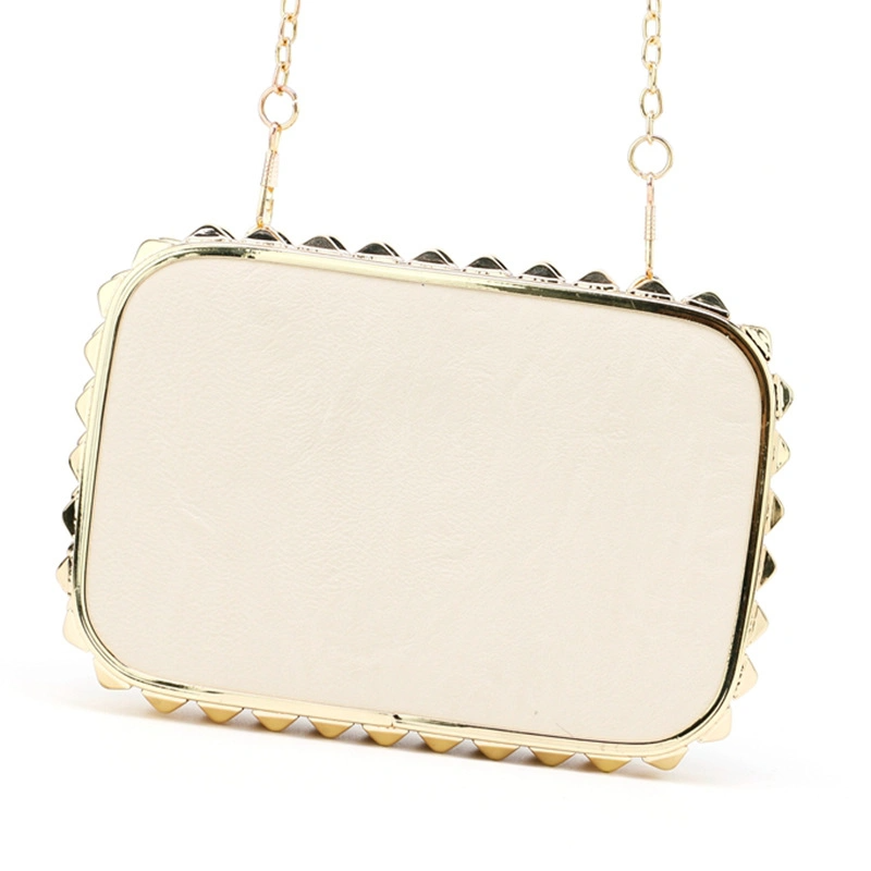 SHG275 Metal PU Chain Evening Bag