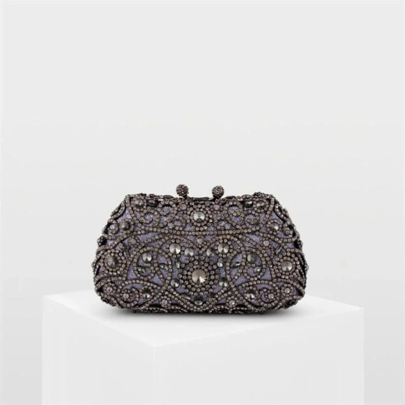 SHG119 Crystal Clutch Bag