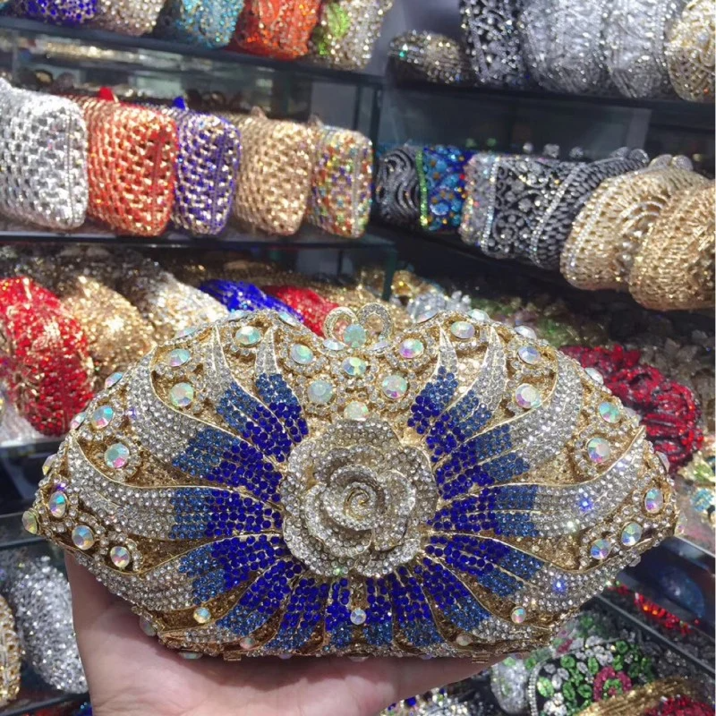 SHG182 Rhinestone Evening Bag