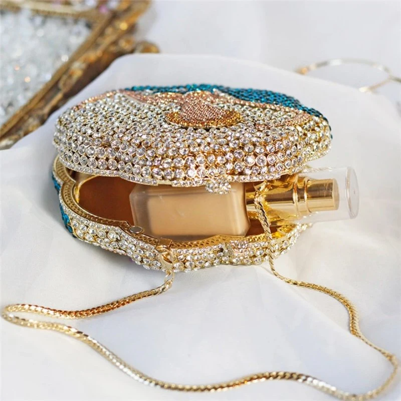 SHG163 Crystal Clutch Evening Bag