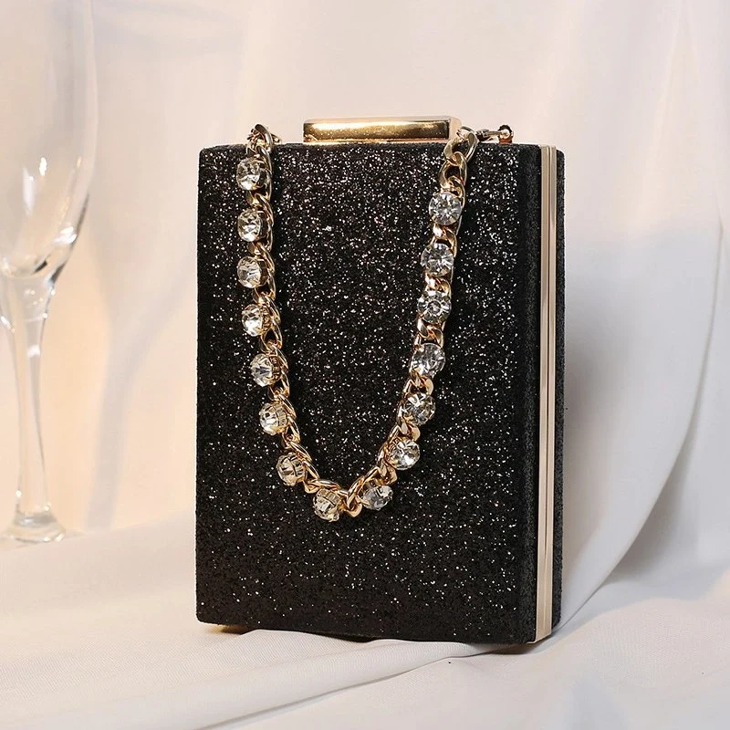 SHG031 Diamond Crossbody Glitter Bag