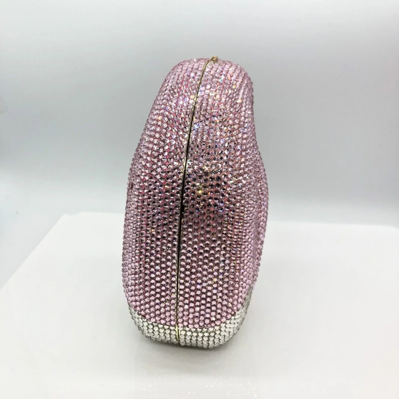 SHG226 Penguin Rhinestone Evening Bag