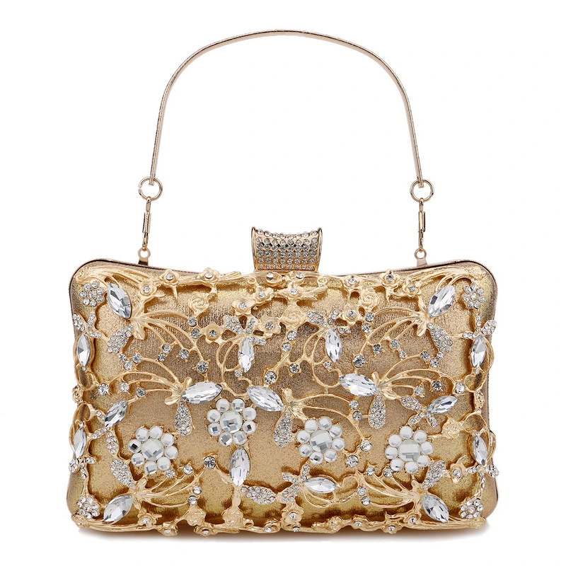 SHK0031 Diamond-Encrusted Evening Clutch Bag