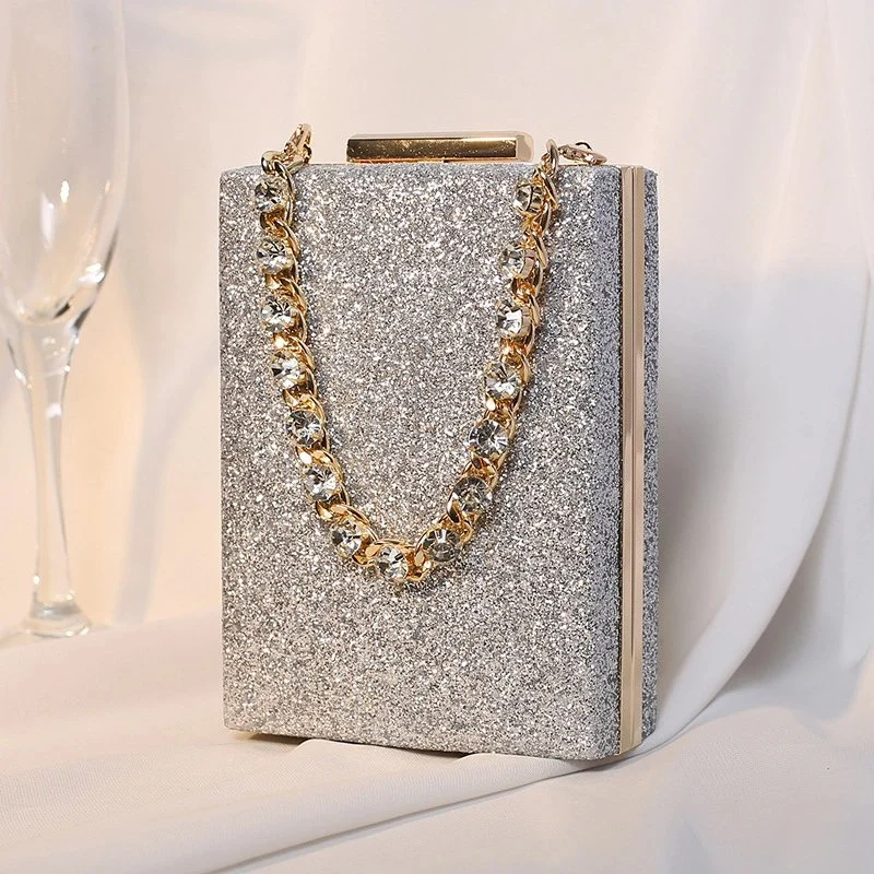 SHG031 Diamond Crossbody Glitter Bag