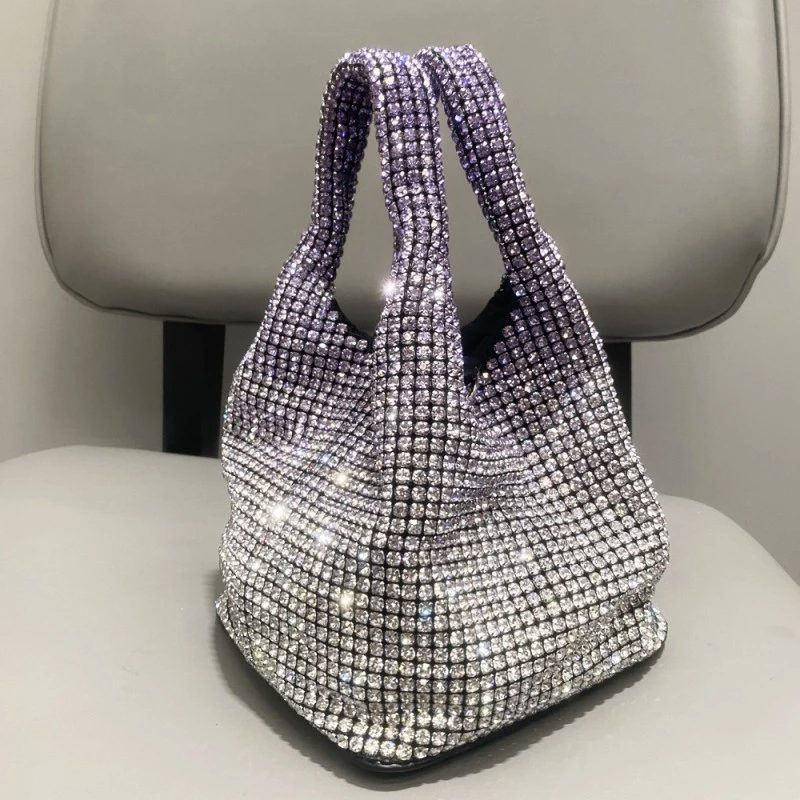 SHG235 Diamond Bucket Handbag