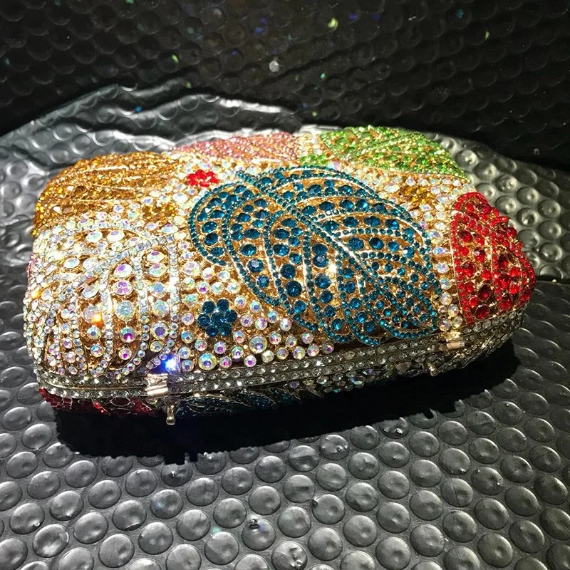 SHG128 Rhinestone Clutch Bag